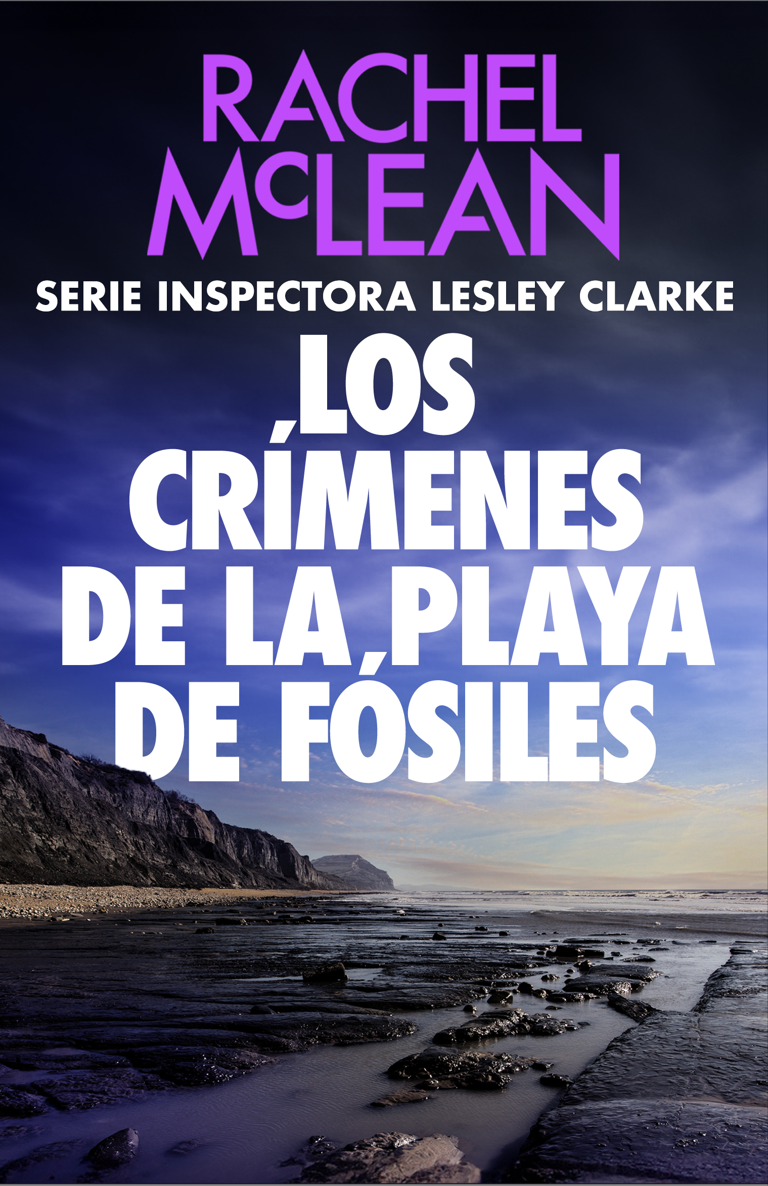 Cubierta de Los crímenes de la playa de fósiles